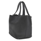 Hermes Handbag Picotin Lock MM 22 Taurillon Clemence Black Silver — view 3