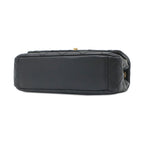 Chanel Shoulder Bag Quilted 20 Chain Lambskin Black Gold CC Logo — view 3