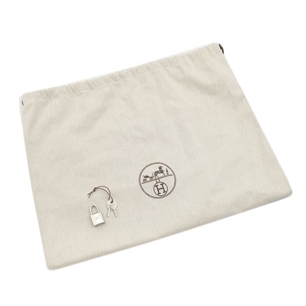 Hermes Handbag Picotin Lock MM 22 Taurillon Clemence Biscuit Silver Brown — view 8