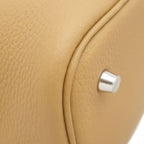 Hermes Handbag Picotin Lock MM 22 Taurillon Clemence Biscuit Silver Brown — view 5
