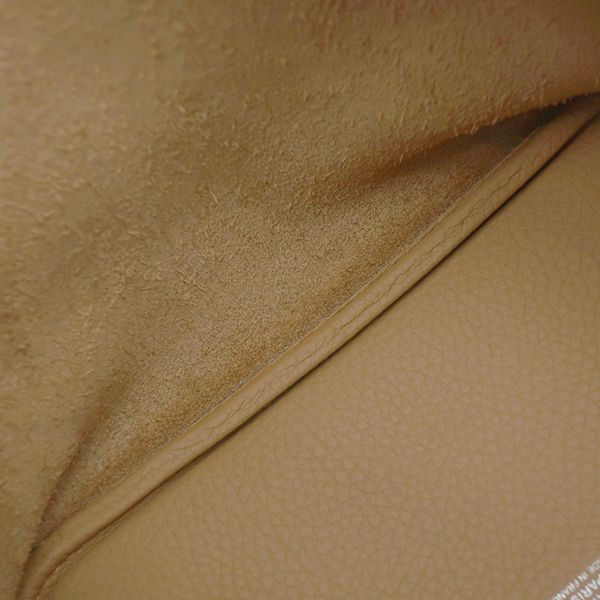 Hermes Handbag Picotin Lock MM 22 Taurillon Clemence Biscuit Silver Brown — view 7
