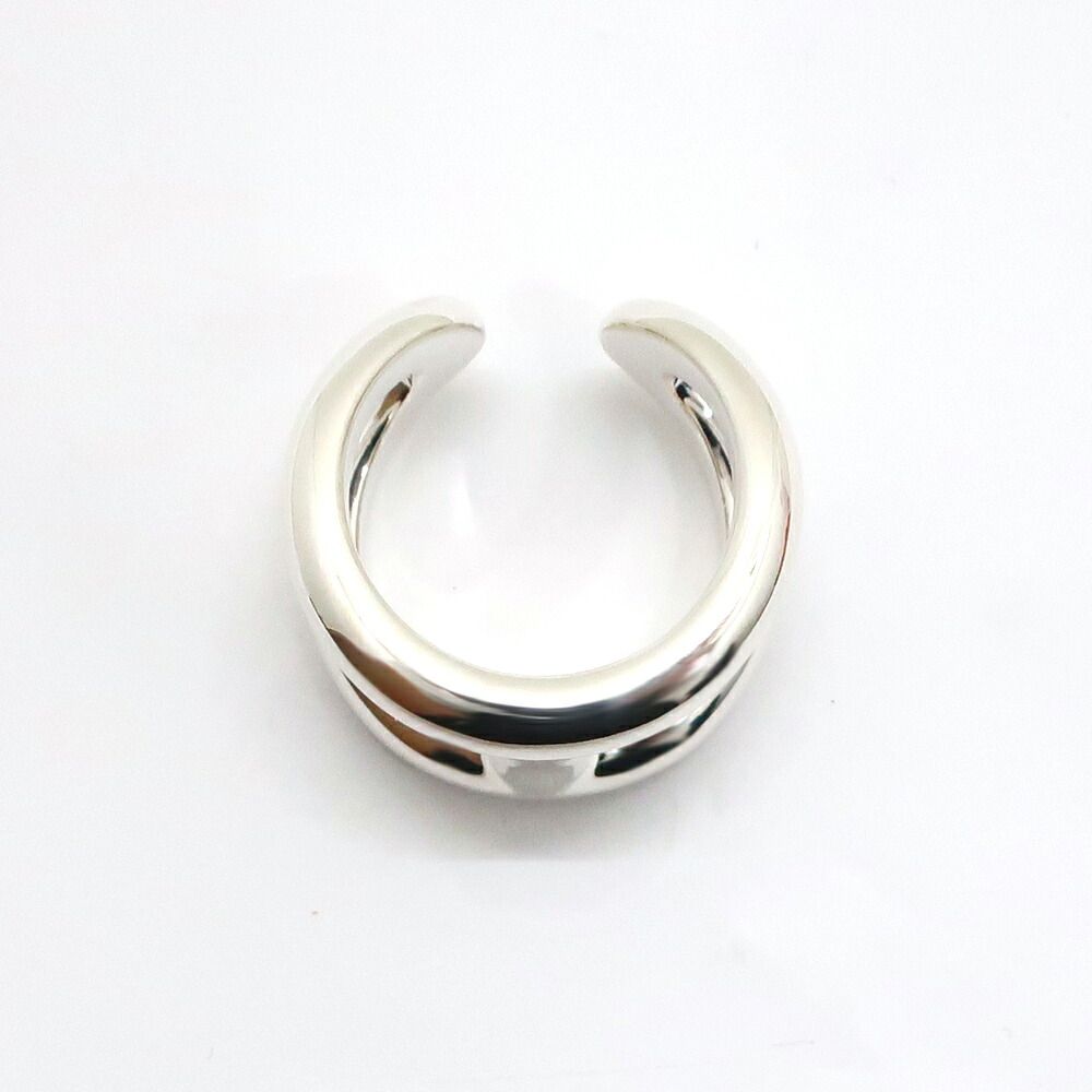 Hermes Osmose Ring GM Large 58 Silver — view 8