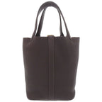Hermes Picotin Lock PM 18 Taurillon Clemence Ebene Brown Handbag — view 5