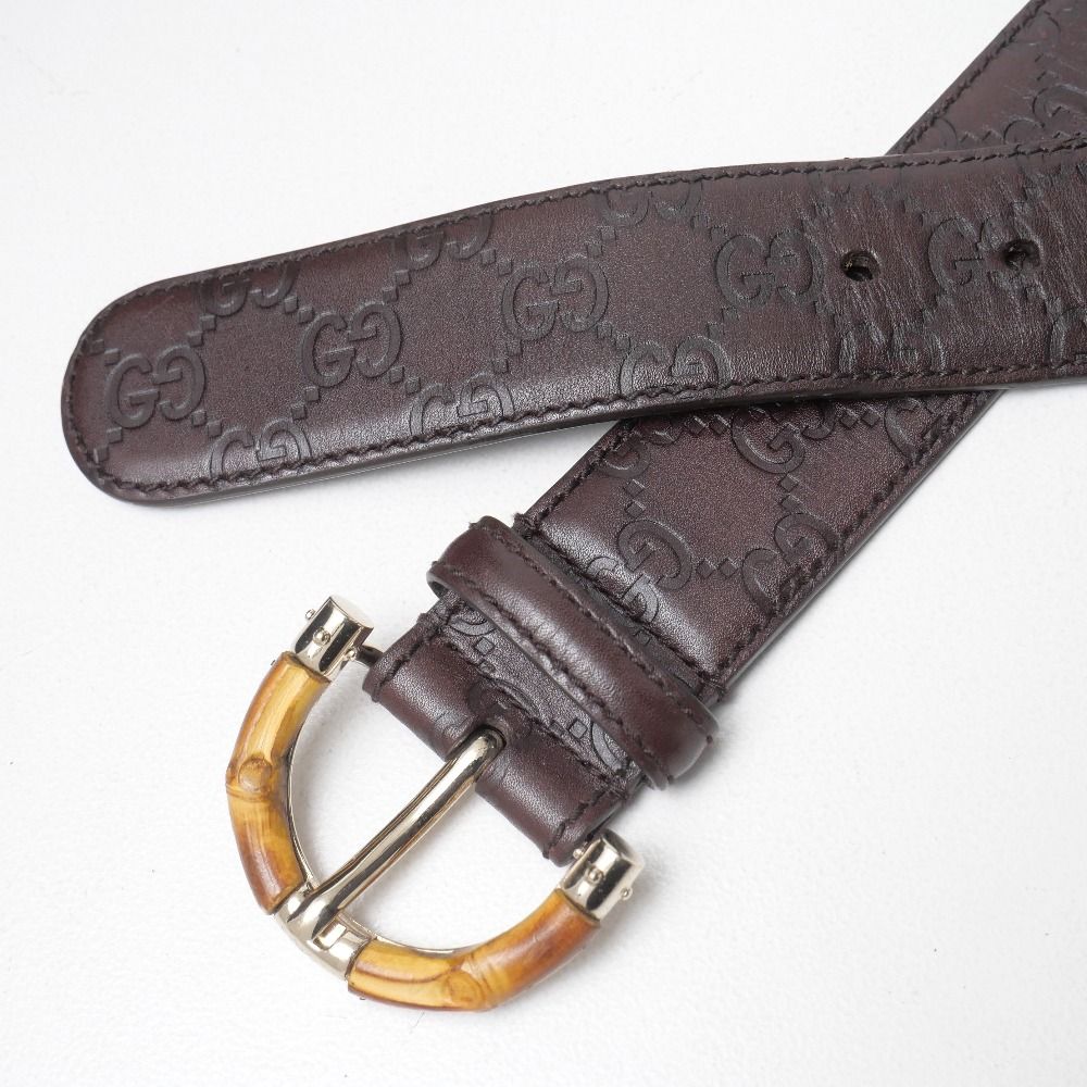 Gucci Belt Guccissima GG Bamboo Leather — view 3