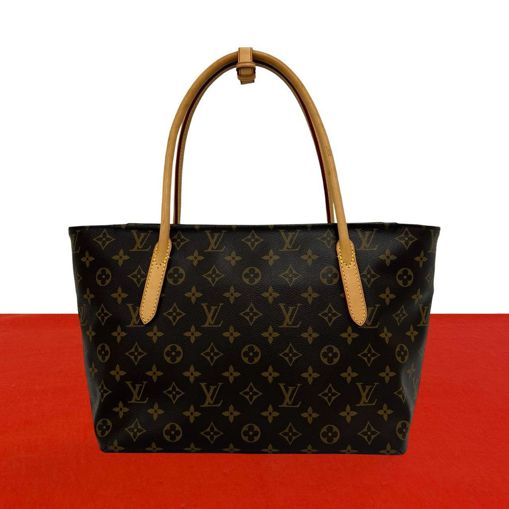 Louis Vuitton Raspail PM Monogram Leather Tote Bag Brown