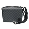 Louis Vuitton District PM Black Damier Graphite Canvas Silver