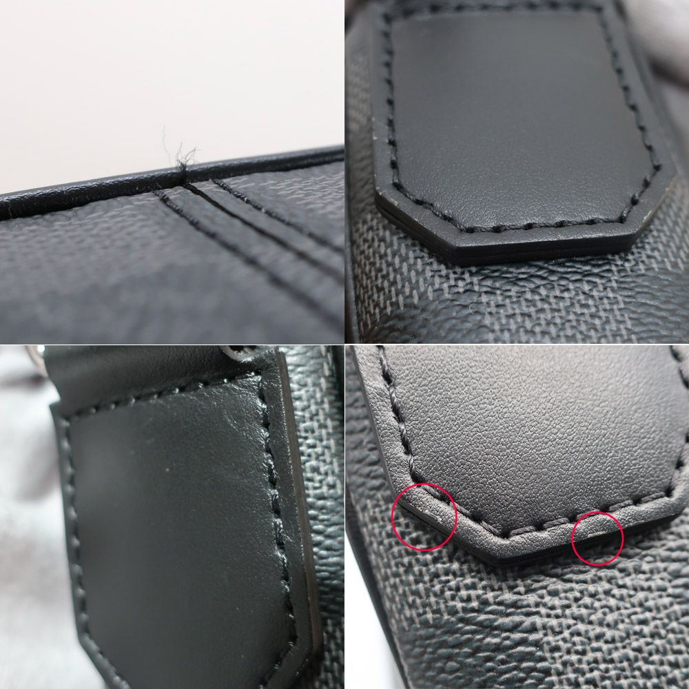 Louis Vuitton District PM Black Damier Graphite Canvas Silver — view 7