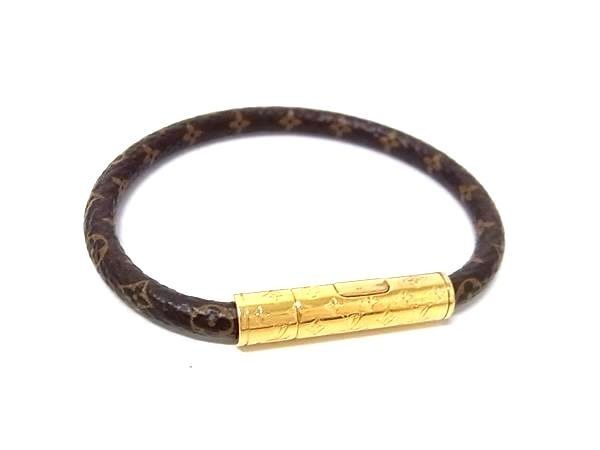 Louis Vuitton Bracelet LV Confidential Brown Gold Metal