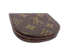 Louis Vuitton Coin Purse Monogram Porte Monnaie Guse Brown Leather — view 2
