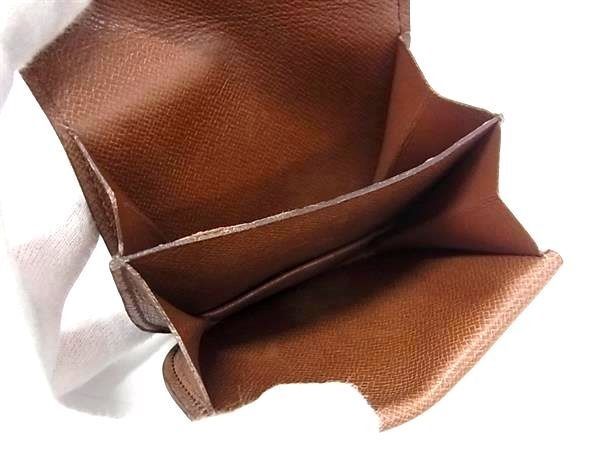 Louis Vuitton Coin Purse Monogram Porte Monnaie Guse Brown Leather — view 4
