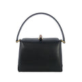Gucci Vintage Bamboo Turnlock Mini Handbag Black