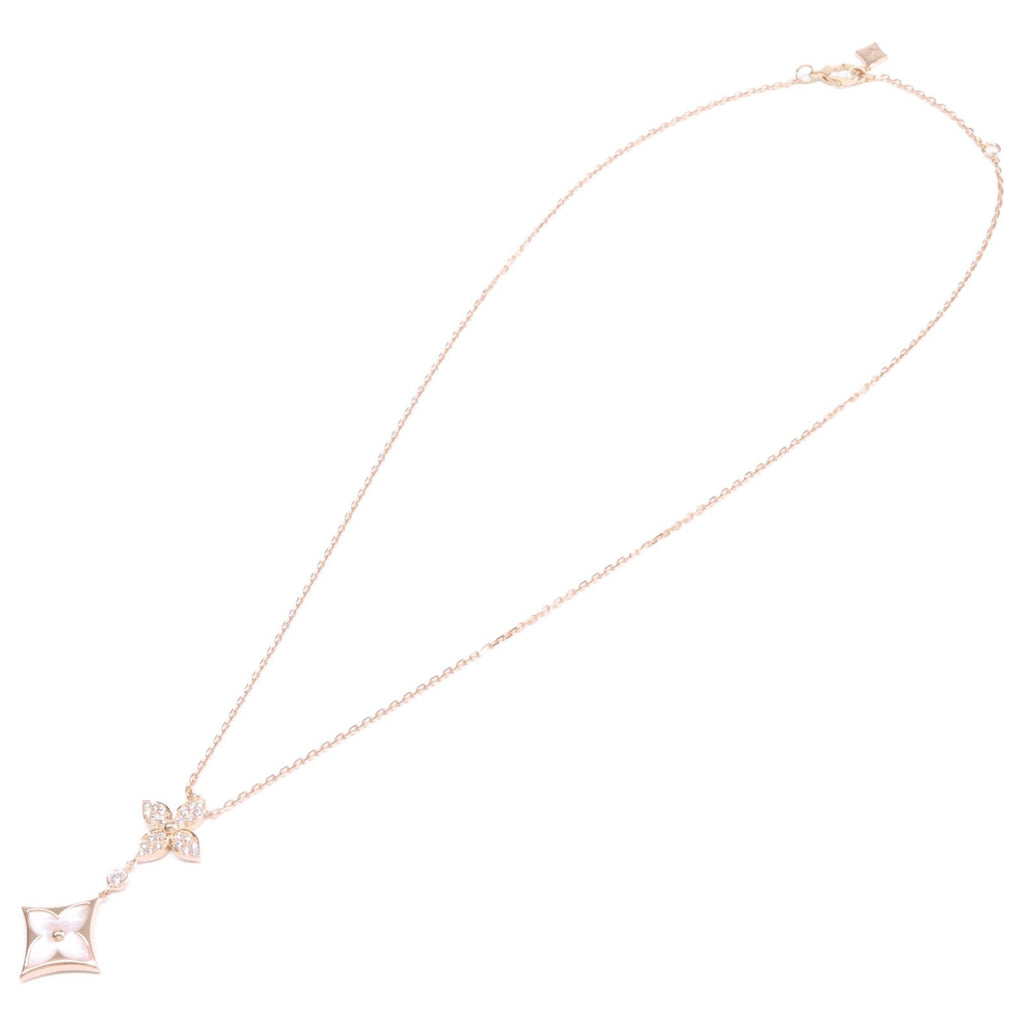 Louis Vuitton Mother of Pearl Diamond Pendant Star Blossom — view 2