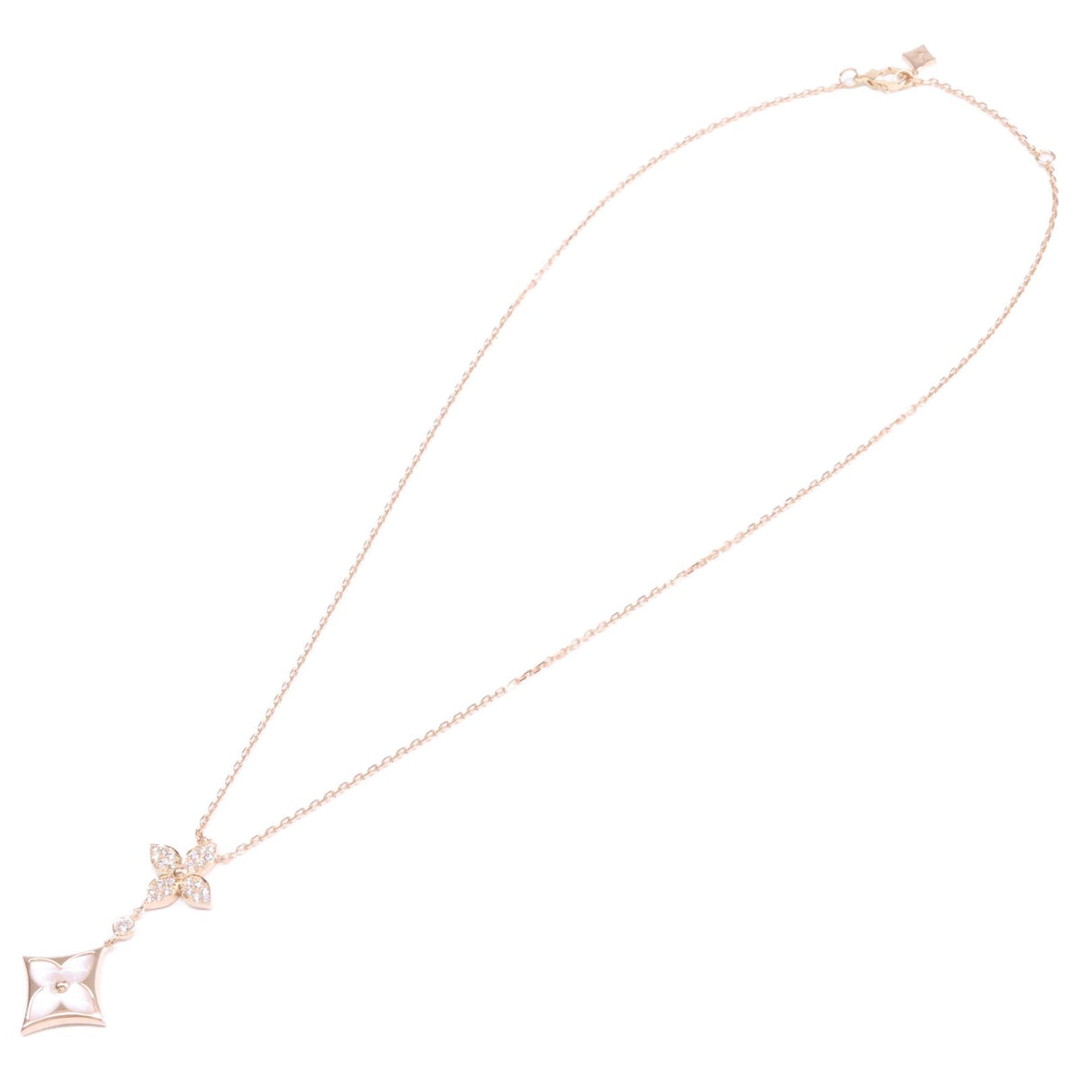 Louis Vuitton Mother of Pearl Diamond Pendant Star Blossom — view 2