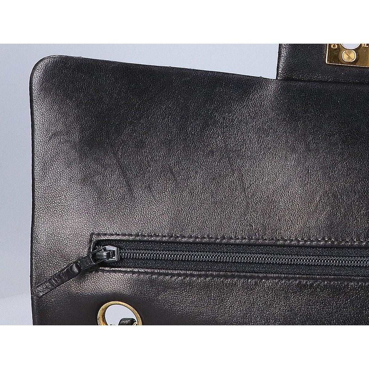 Chanel Lambskin Double Flap Bag Quilted 25 Chain — view 7