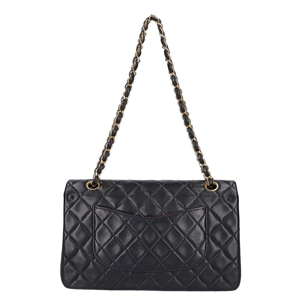 Chanel Lambskin Double Flap Bag Quilted 25 Chain — view 8