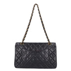Chanel Lambskin Double Flap Bag Quilted 25 Chain — view 8