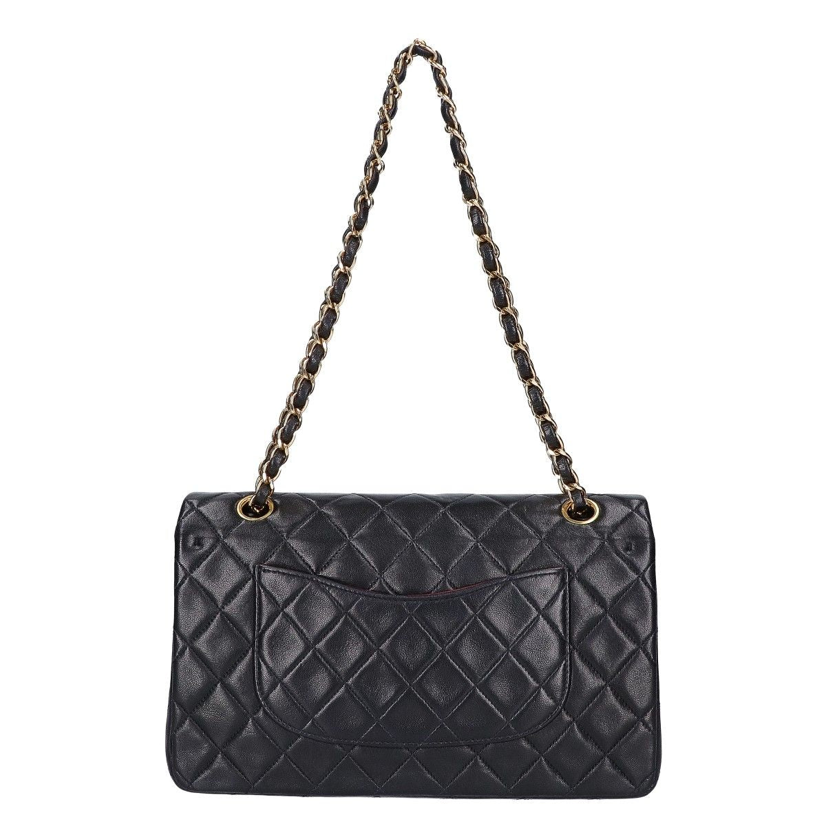 Chanel Lambskin Double Flap Bag Quilted 25 Chain — view 8