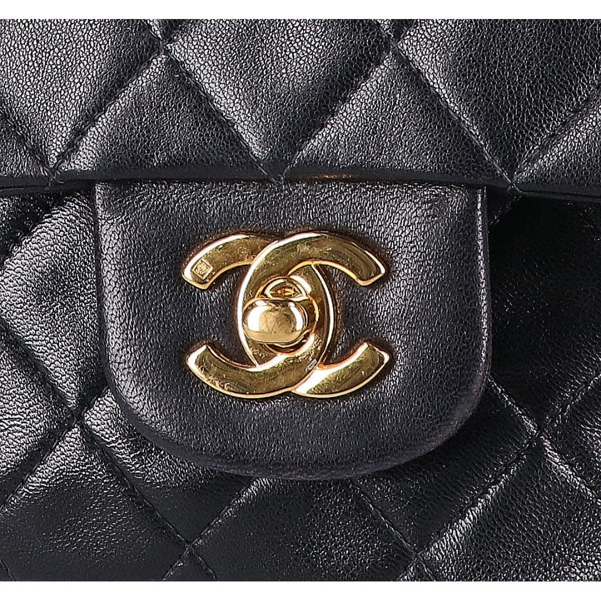 Chanel Lambskin Double Flap Bag Quilted 25 Chain — view 6