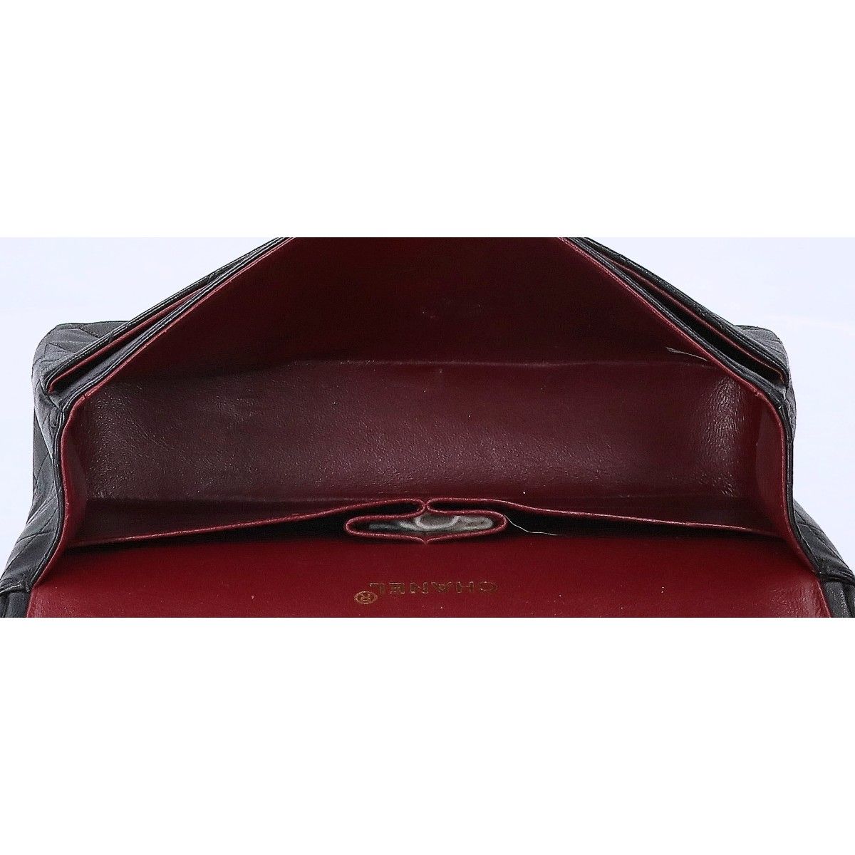 Chanel Lambskin Double Flap Bag Quilted 25 Chain — view 4
