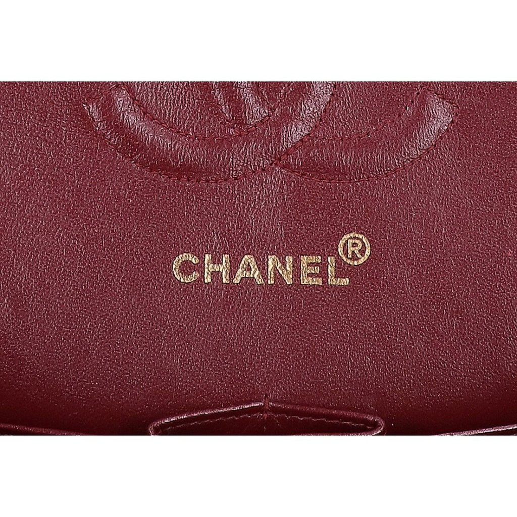 Chanel Lambskin Double Flap Bag Quilted 25 Chain — view 5