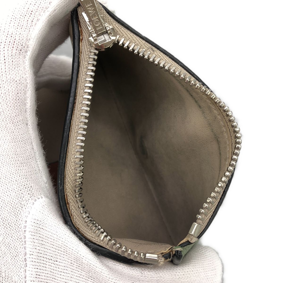 Loewe Trifold Wallet Green — view 6