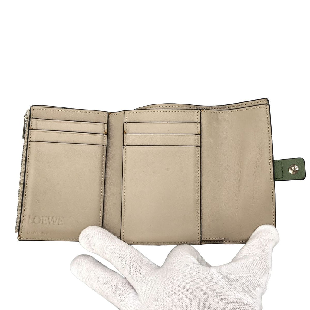 Loewe Trifold Wallet Green — view 4