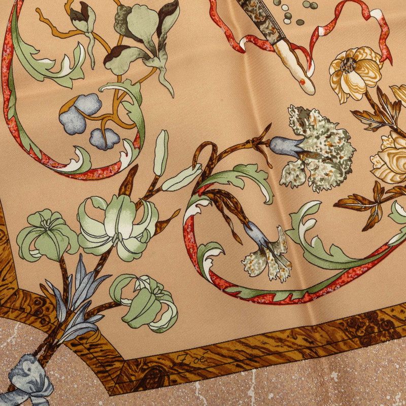 Hermes Carre 90 Oriental Stone and Western Stonework Pierres D'orient — view 5