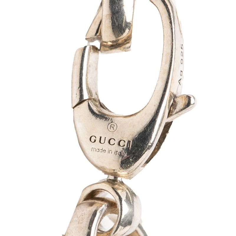 Gucci Chain GG Logo Pendant Silver — view 4
