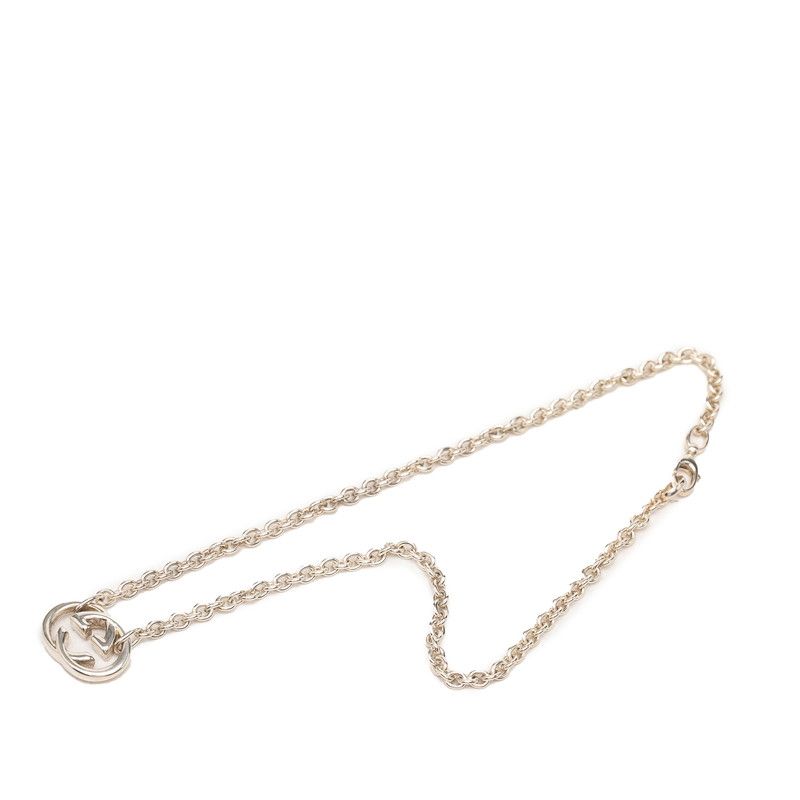 Gucci Chain GG Logo Pendant Silver — view 2