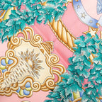 Hermes Carre 90 Europe Scarf Pink Multicolor Silk — view 4