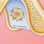 Hermes Carre 90 Europe Scarf Pink Multicolor Silk — view 5