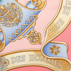 Hermes Carre 90 Europe Scarf Pink Multicolor Silk — view 3