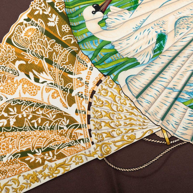 Hermes Carre 90 Brise de Charme Enchanting Breeze Scarf Large Multicolor Silk — view 4