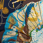 Hermes Carre 90 Brise de Charme Enchanting Breeze Scarf Large Multicolor Silk — view 6