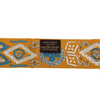 Hermes Twilly Kelly en Perles Scarf Brown Yellow Earth Color Silk — view 3