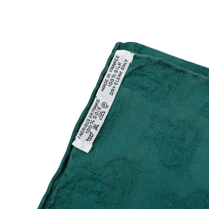 Hermes Carre 90 L'instruction du Roy Imperial Studies Scarf Green Multicolor — view 8