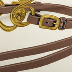 Hermes Carre 90 Brid Gala Ceremonial Bridle Scarf Brown Multicolor Silk — view 4