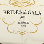 Hermes Carre 90 Brid Gala Ceremonial Bridle Scarf Brown Multicolor Silk — view 7