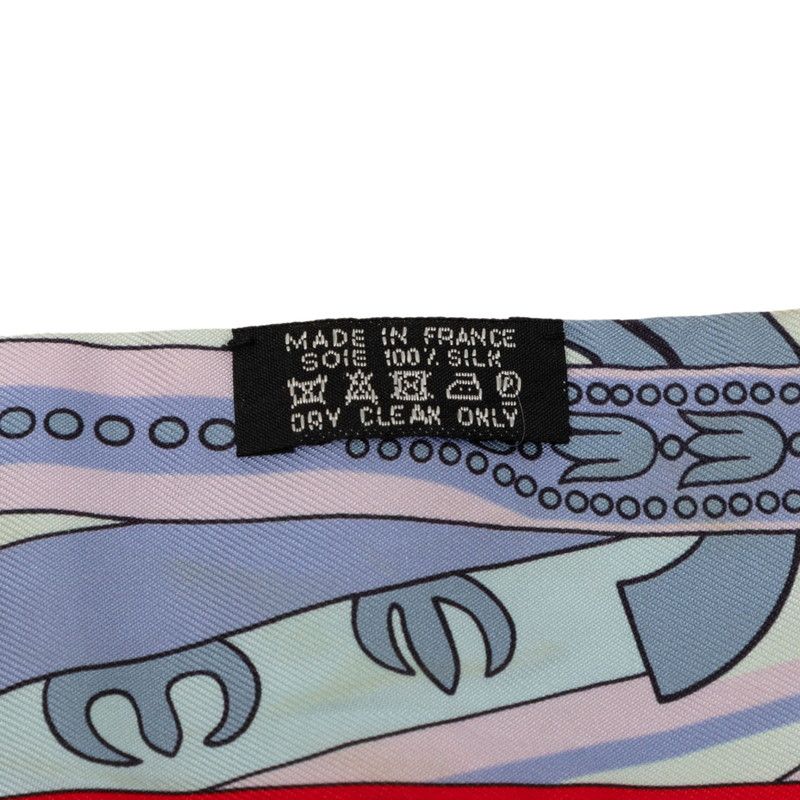 Hermes Twilly Berlin Balade en Berline Scarf Purple Multicolor Silk — view 5