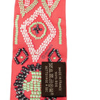 Hermes Twilly Kelly en Perles Scarf Pink Silk — view 4