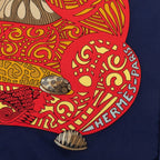Hermes Carre 90 Atlantis L'atlantide Scarf Navy Multicolor Silk — view 3
