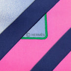 Hermes Carre 90 Rafales Gale Scarf Blue Pink Multicolor Silk — view 5