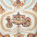 Hermes Carre 90 Paperoles Paprole Carriage and Nobility Scarf Blue Multicolor — view 2
