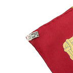 Hermes Carre 90 Voitures Paniers Cage Carriage Scarf Wine Red Multicolor Silk — view 8