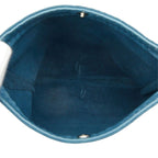 Hermes Tudo Fringe Shoulder Bag Blue Leather — view 6
