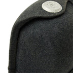 Chanel CC Logo Hip Crossbody Shoulder Bag Gray Felt — view 5