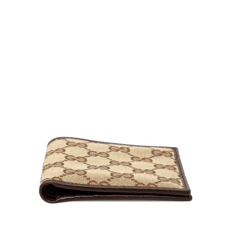 Gucci GG Canvas Bifold Wallet Beige — view 3