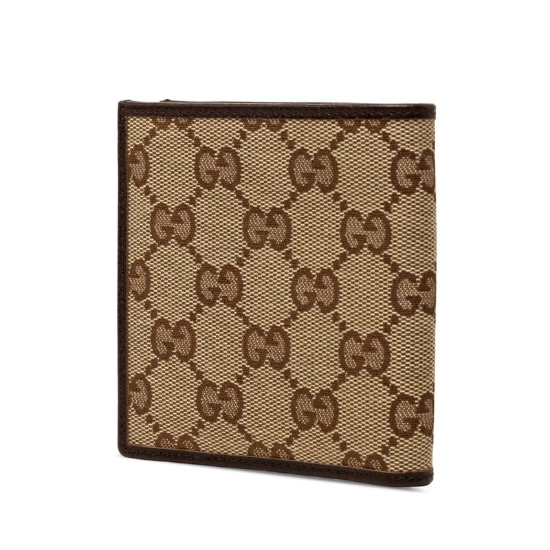 Gucci GG Canvas Bifold Wallet Beige — view 2