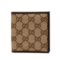 Gucci GG Canvas Bifold Wallet Beige