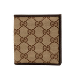 Gucci GG Canvas Bifold Wallet Beige